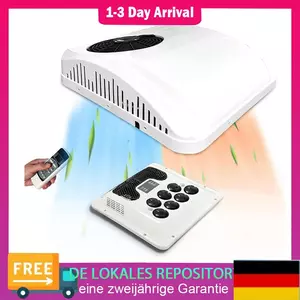 12V Cool & Heat RV Roof Air Conditioner 13500BTU for Caravan Motorhome RV Trucks DE-