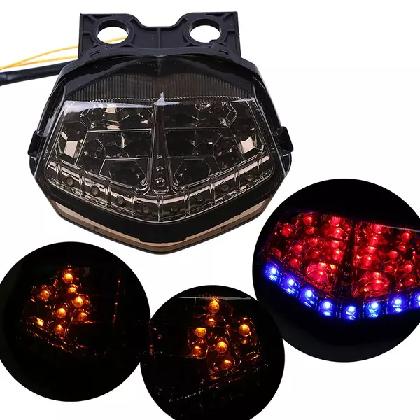 Plastic LED Tail Light Integrated Turn Signals For Kawasaki Ninja 250R 2008-2012 Plastic LED Tail Light Integrated Turn Signals For Kawasaki Ninja 250R 2008-2012