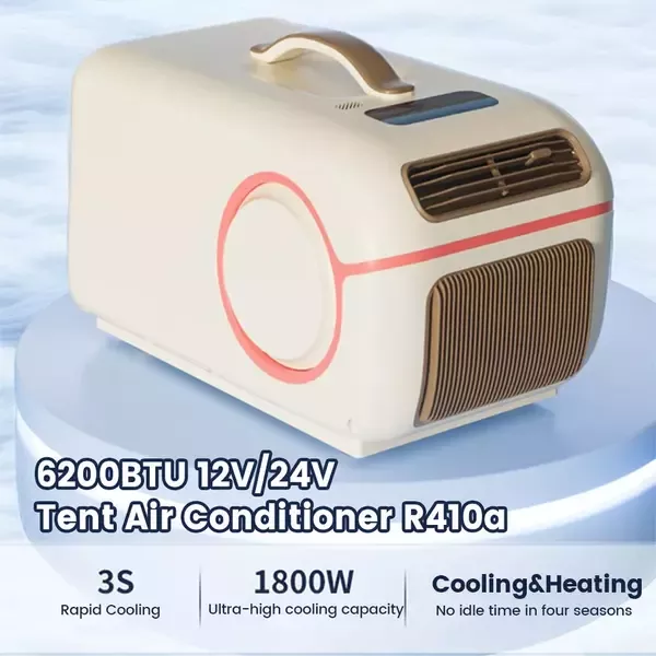 6200BTU Portable Air Conditioner Tent AC Unit for Parking Camping Tent 1800W 6200BTU Portable Air Conditioner Tent AC Unit for Parking Camping Tent 1800W