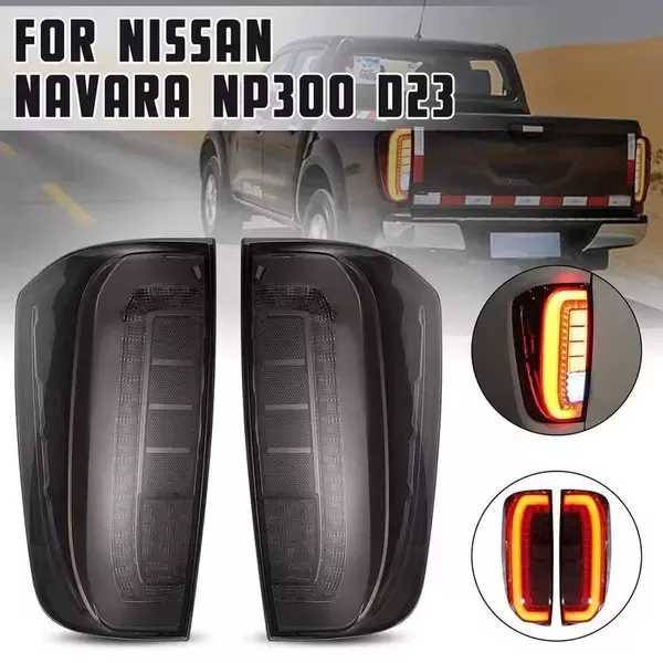 Left & Right LED Tail Light Rear Brake Lamp For Nissan Navara NP300 2015-2019-